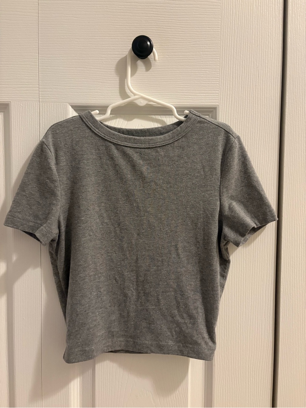 Target grey crop top